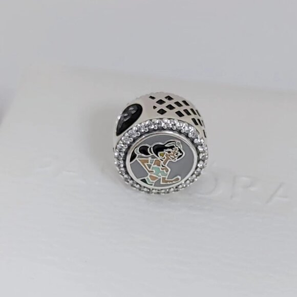 Pandora Disney Parks RunDisney Jasmine Princess Marathon 5K Charm Bead S925 ALE - Picture 5 of 6